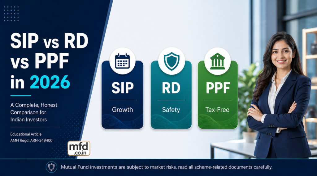 SIP vs RD vs PPF