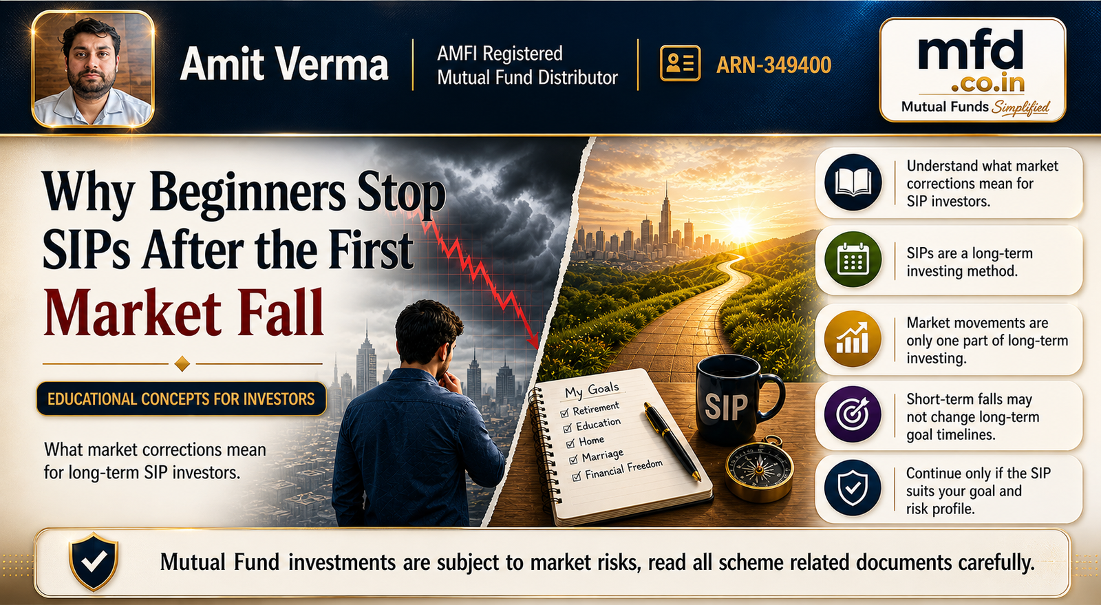 Why Most Beginners Quit SIPs After the First Market Fall