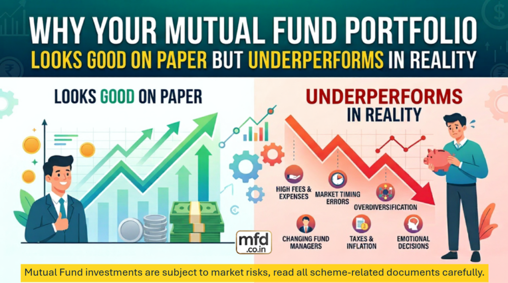 Why Your Mutual Fund Portfolio Looks Good on Paper But Underperforms in Reality